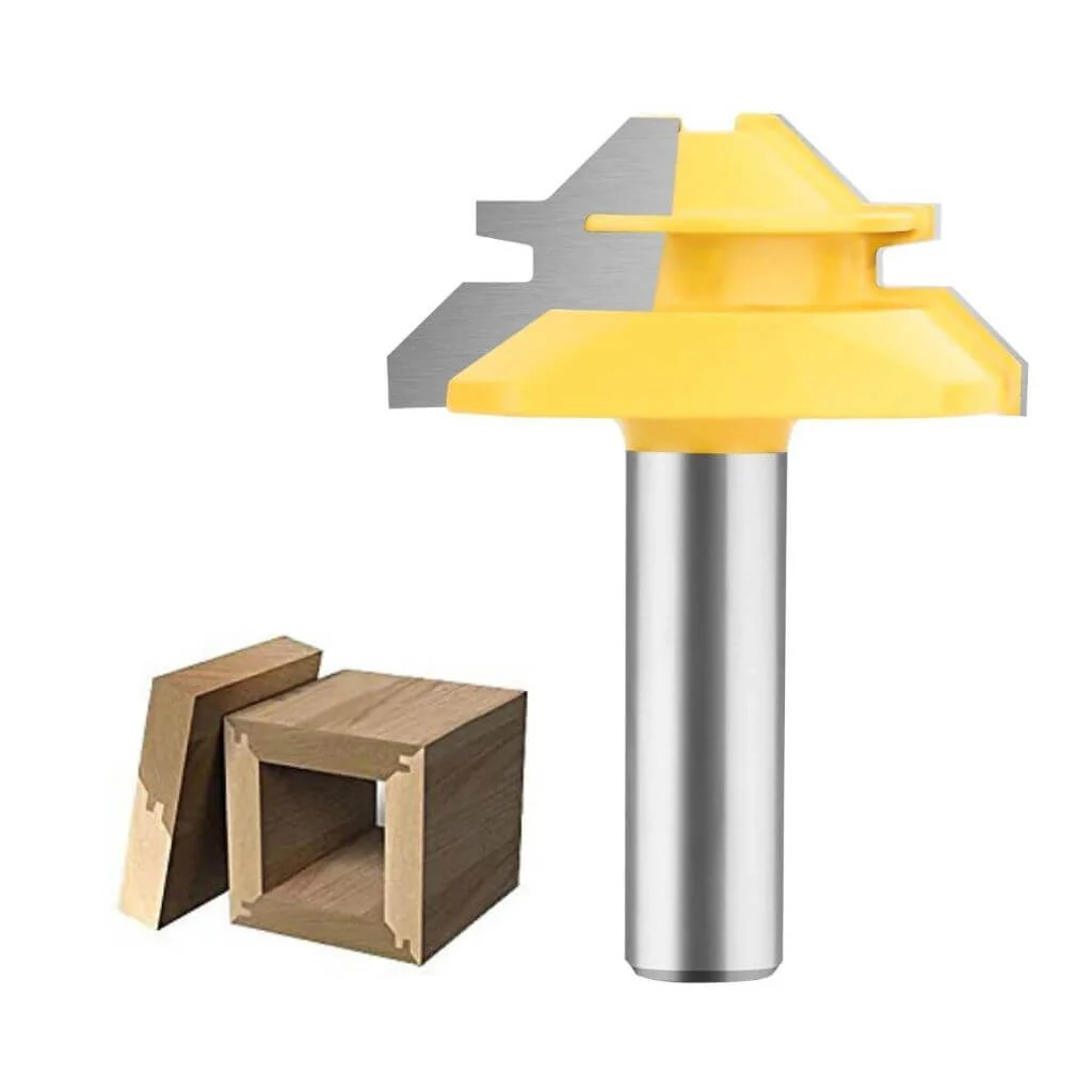 45-degree Lock Miter Router Bit - 1/2" Shank - Image 7