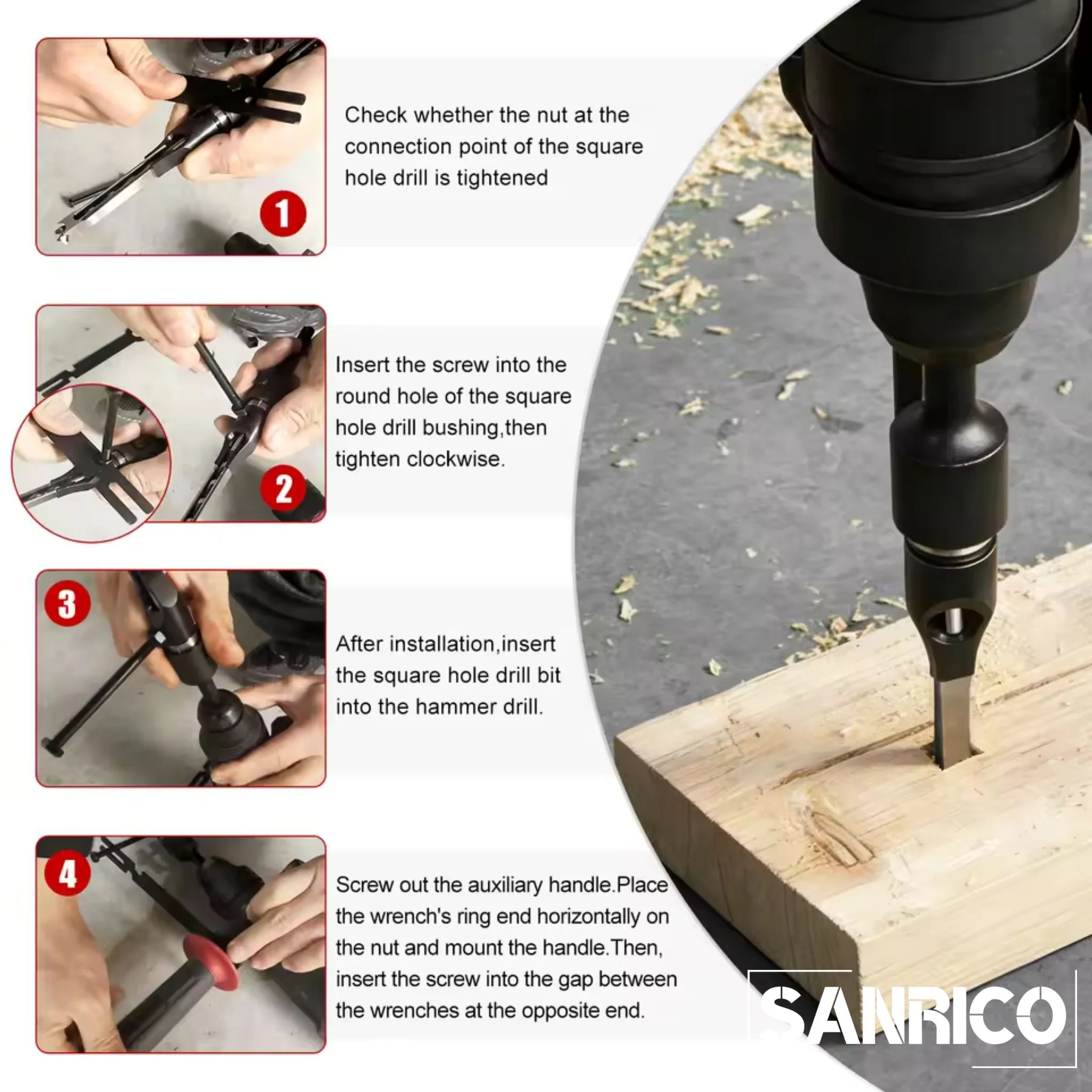 EasySquare™ Adapter for Hammer Drill - Image 5