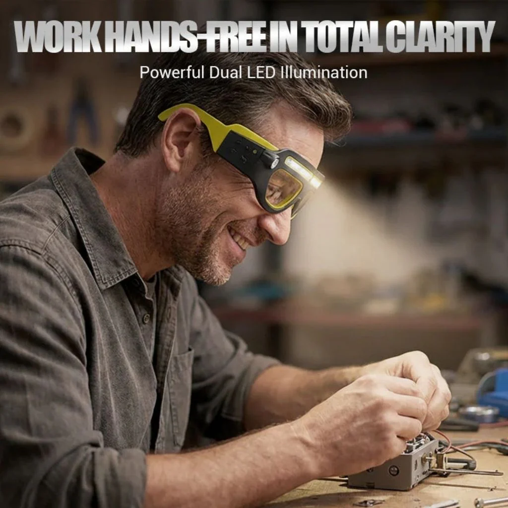 Hands-Free LED Glasses - Image 5