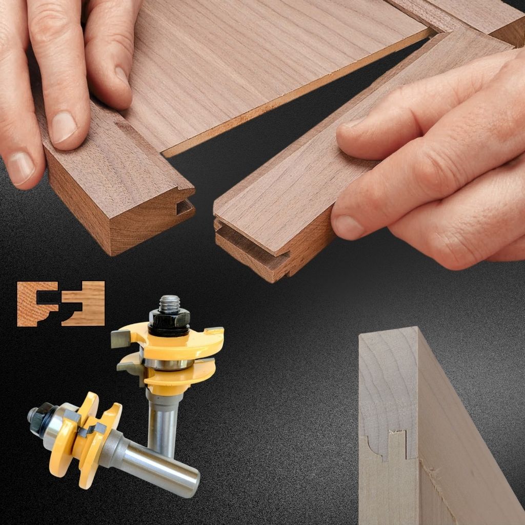 Rail & Stile Router Bit - 1/2" Shank (2 Pcs) - Image 3