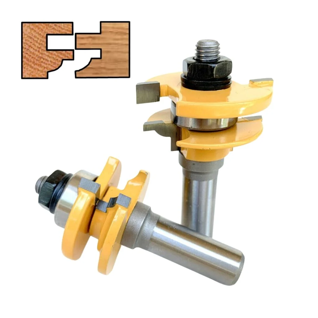 Rail & Stile Router Bit - 1/2" Shank (2 Pcs) - Image 4