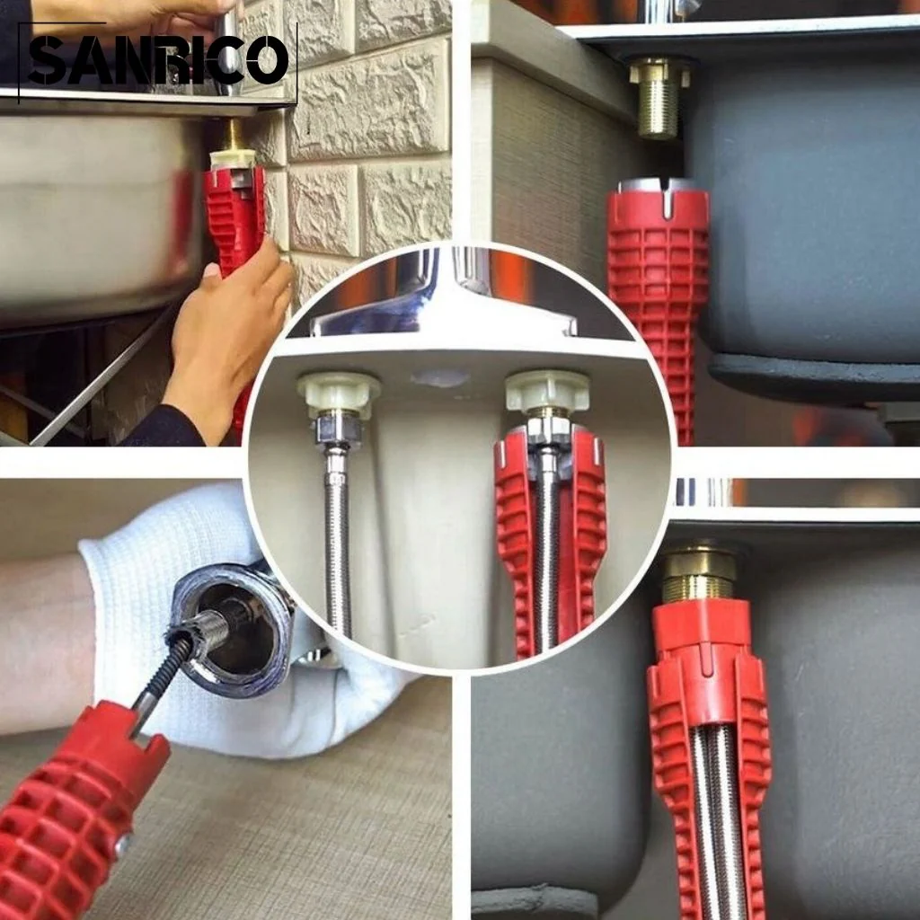 SANRICO 8-in-1 Plumbing Wrench - Image 4