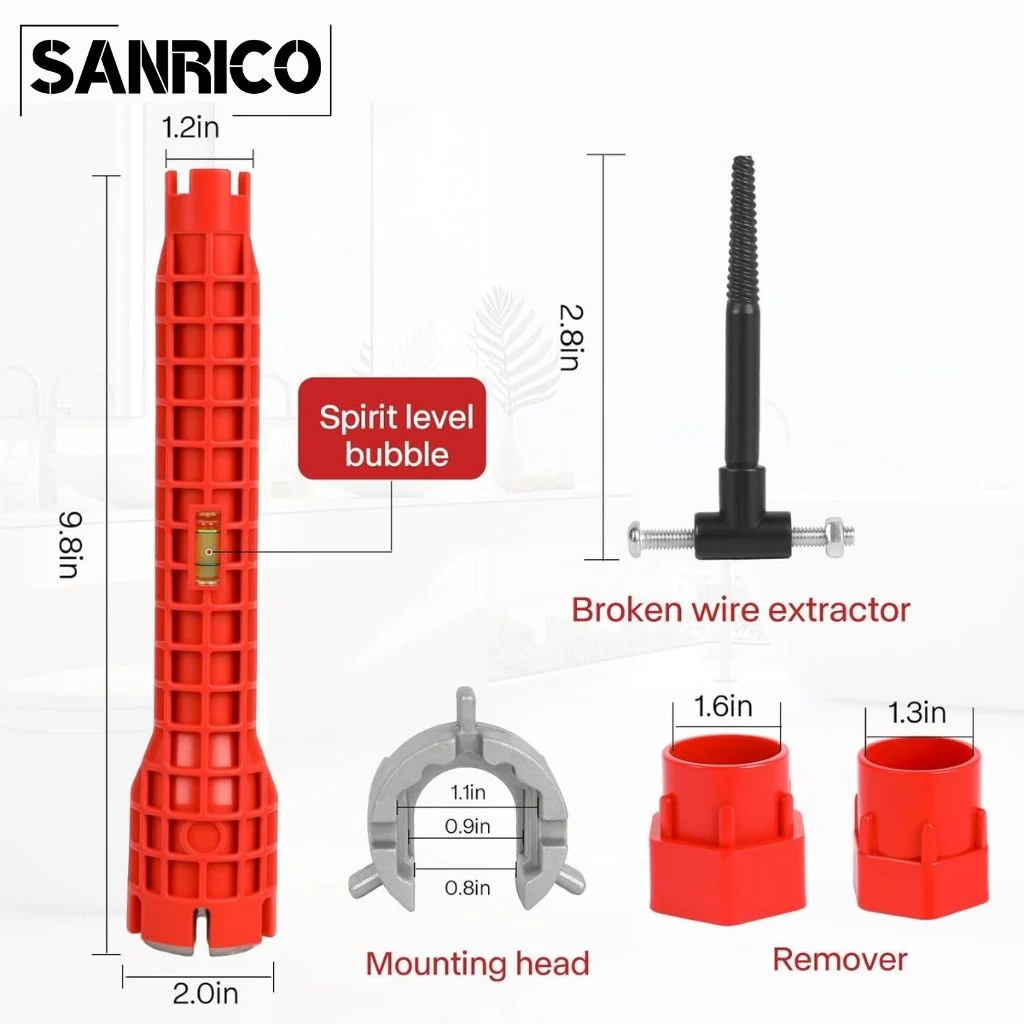 SANRICO 8-in-1 Plumbing Wrench - Image 5