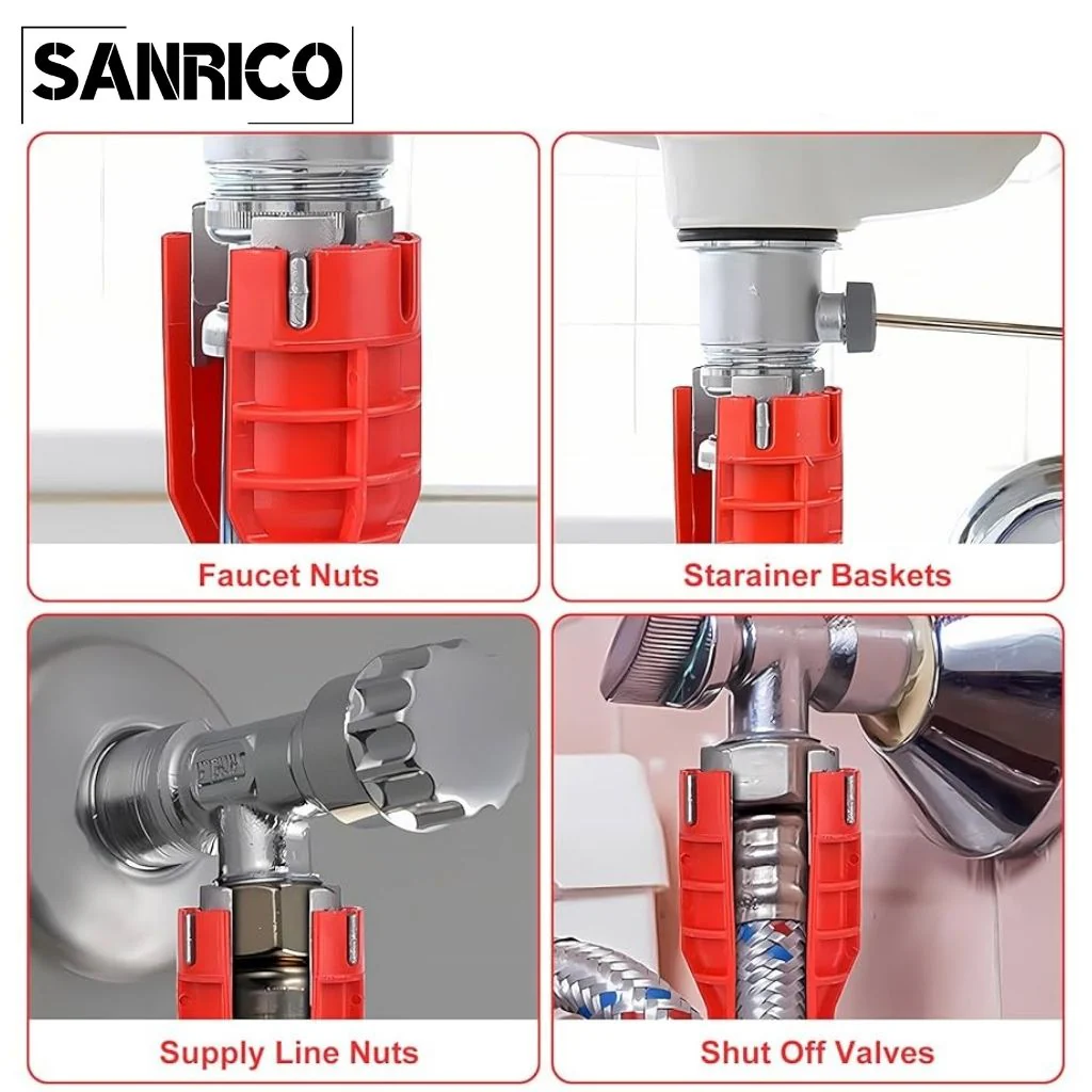 SANRICO 8-in-1 Plumbing Wrench - Image 6
