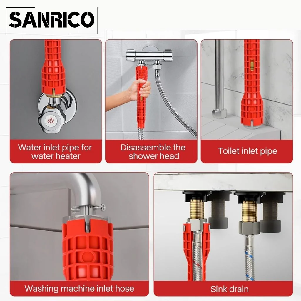 SANRICO 8-in-1 Plumbing Wrench - Image 7