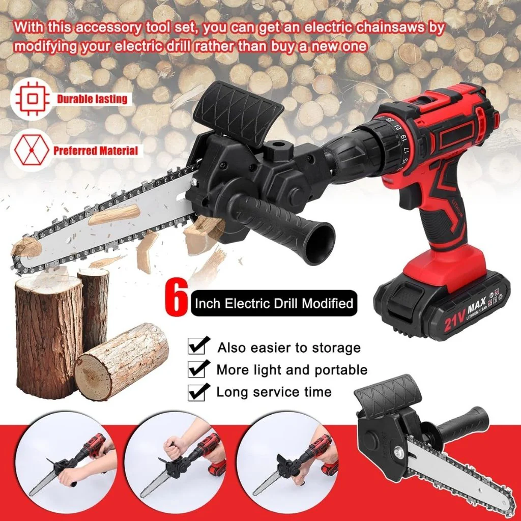 SANRICO Chainsaw Drill Attachment - Image 2
