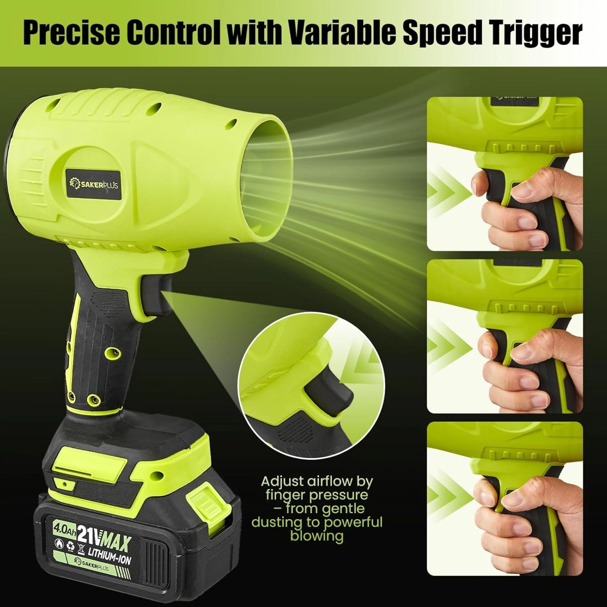 SANRICO Cordless Leaf Blower - Image 6