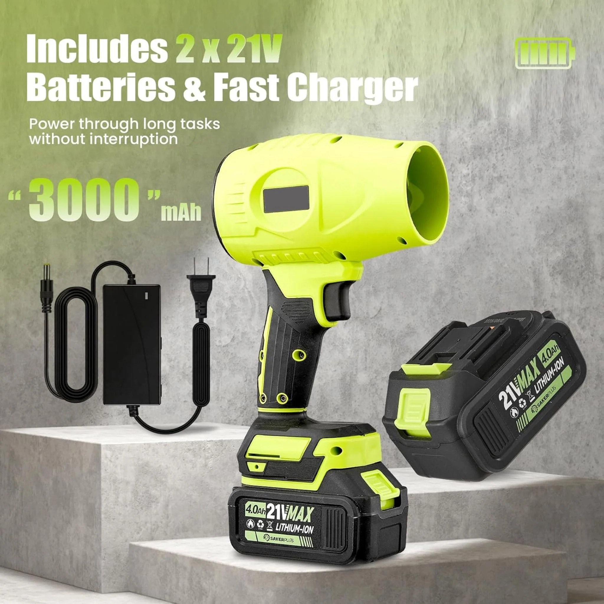 SANRICO Cordless Leaf Blower - Image 7