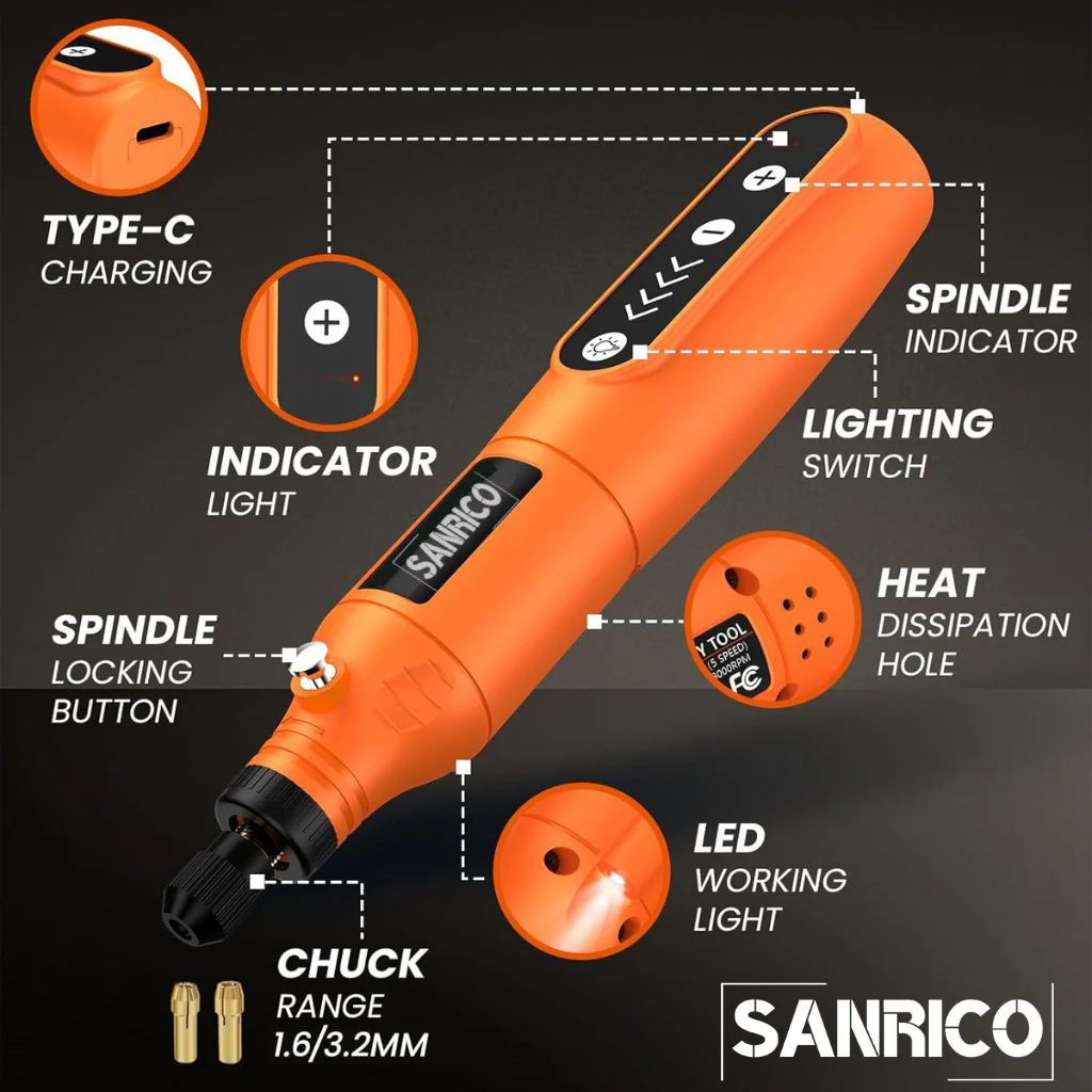SANRICO Cordless Rotary Tool - Image 3