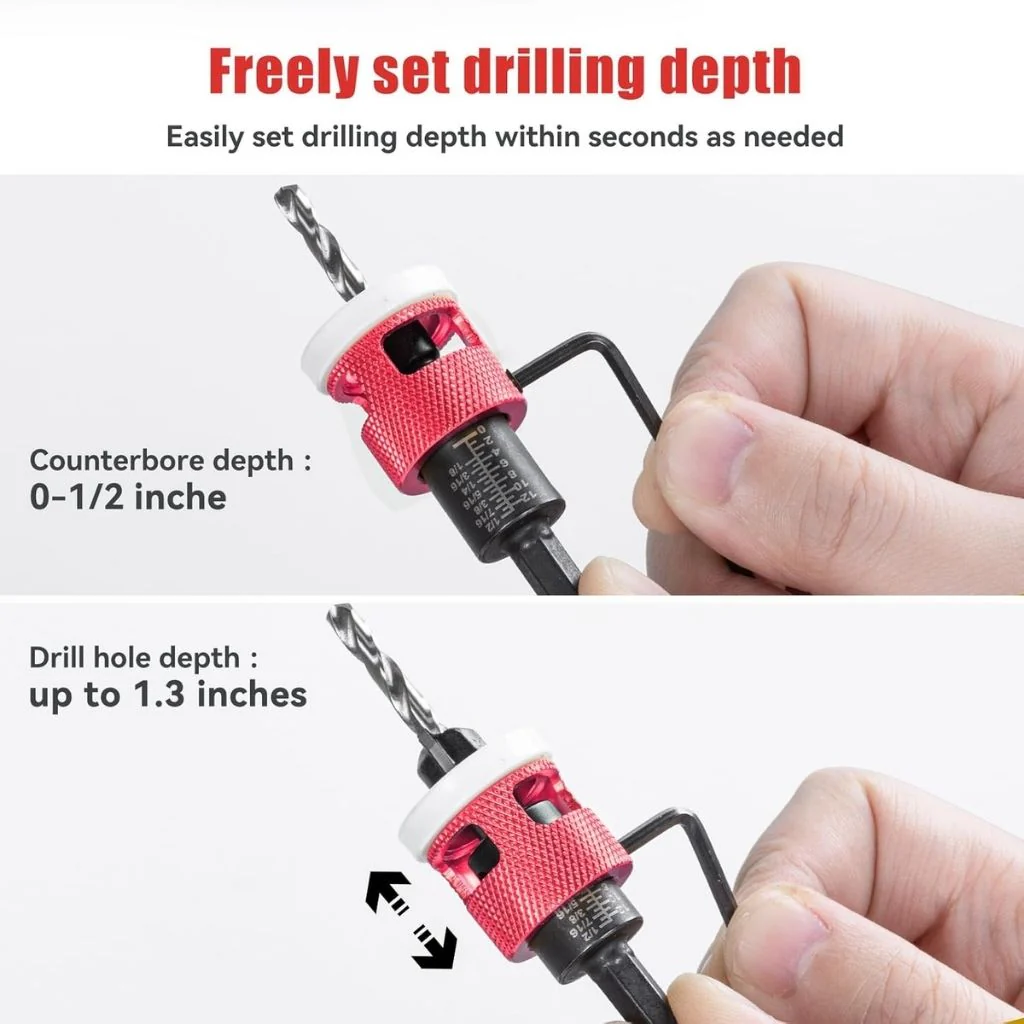 SANRICO Countersink Drill Bit Set - Image 4