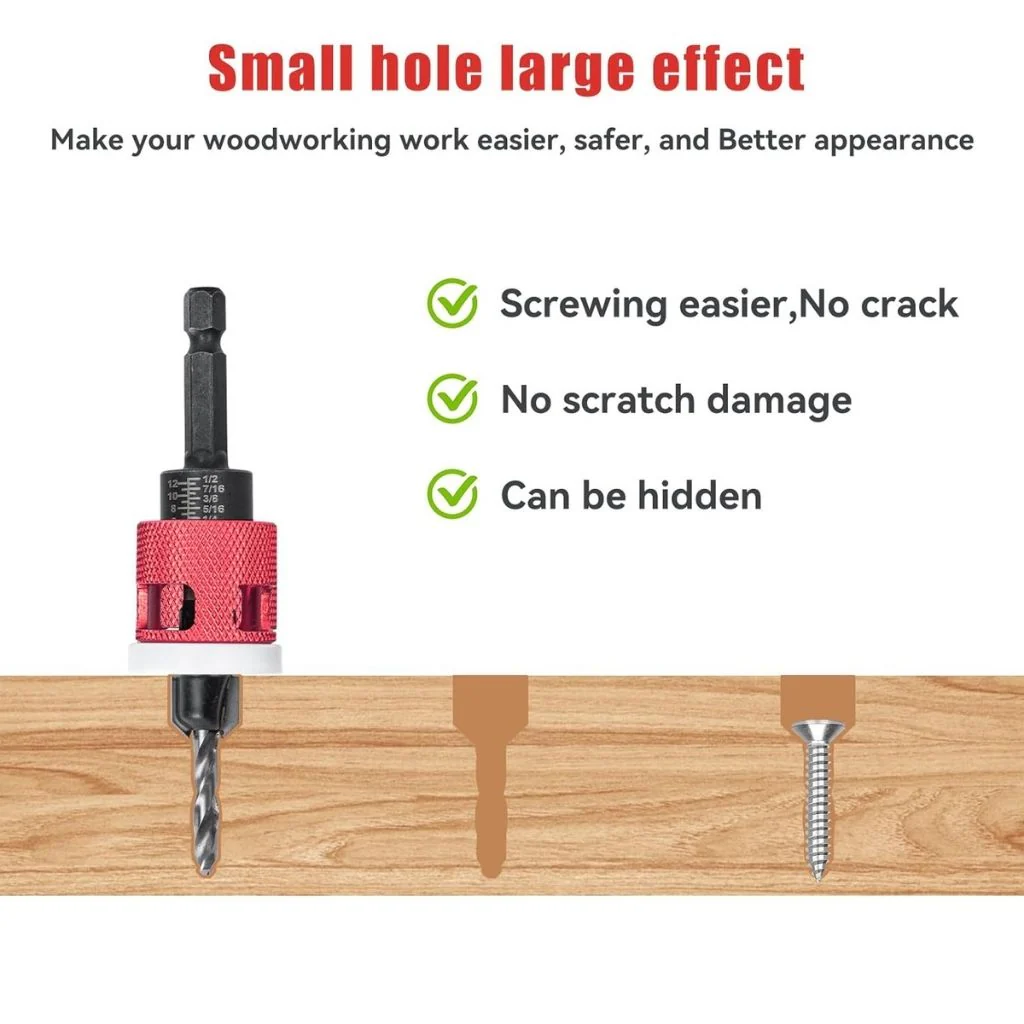 SANRICO Countersink Drill Bit Set - Image 5