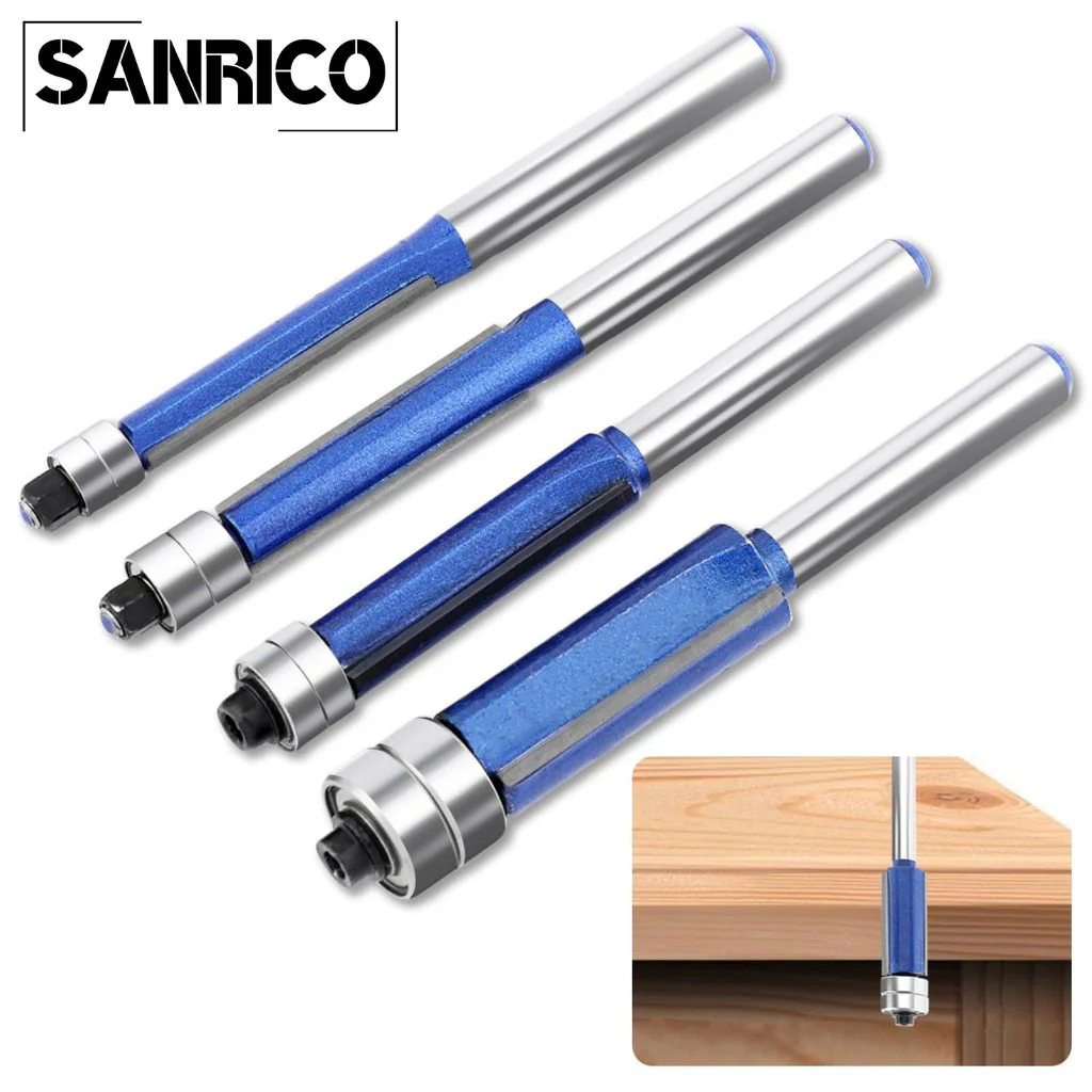 SANRICO Flush Trim Bit Set (4 bits) - Image 6