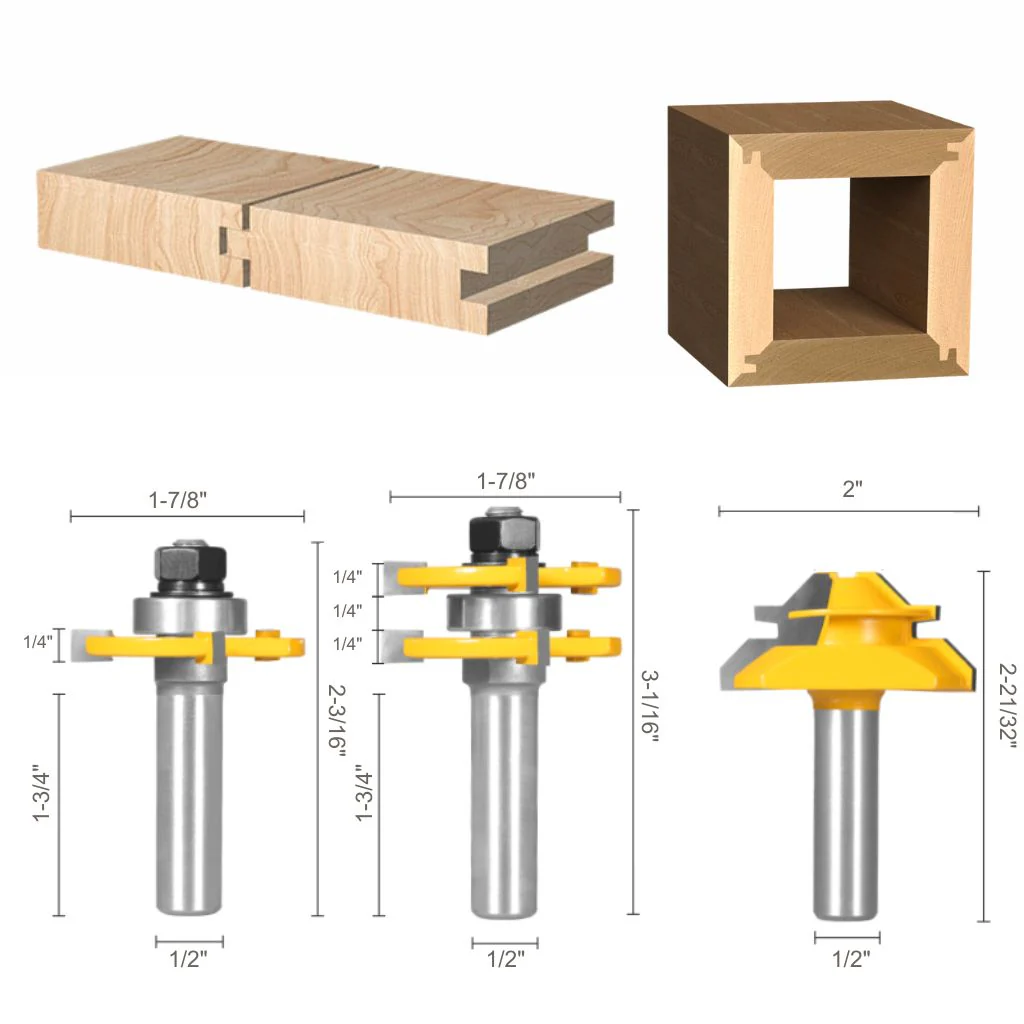 Tongue & Groove Router Bit - 1/2" Shank - Image 3