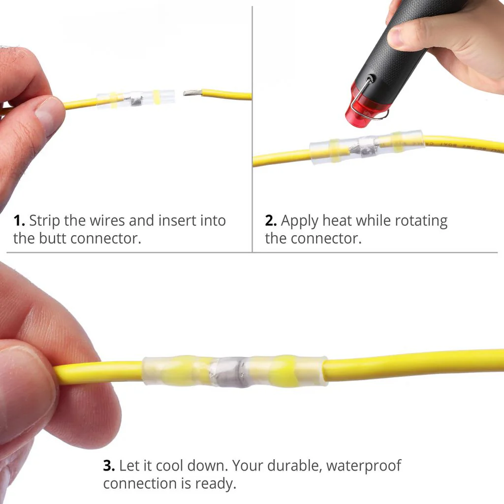 WireSeal Pro Kit (1,000 Pcs) with Hot Air Gun - Image 4